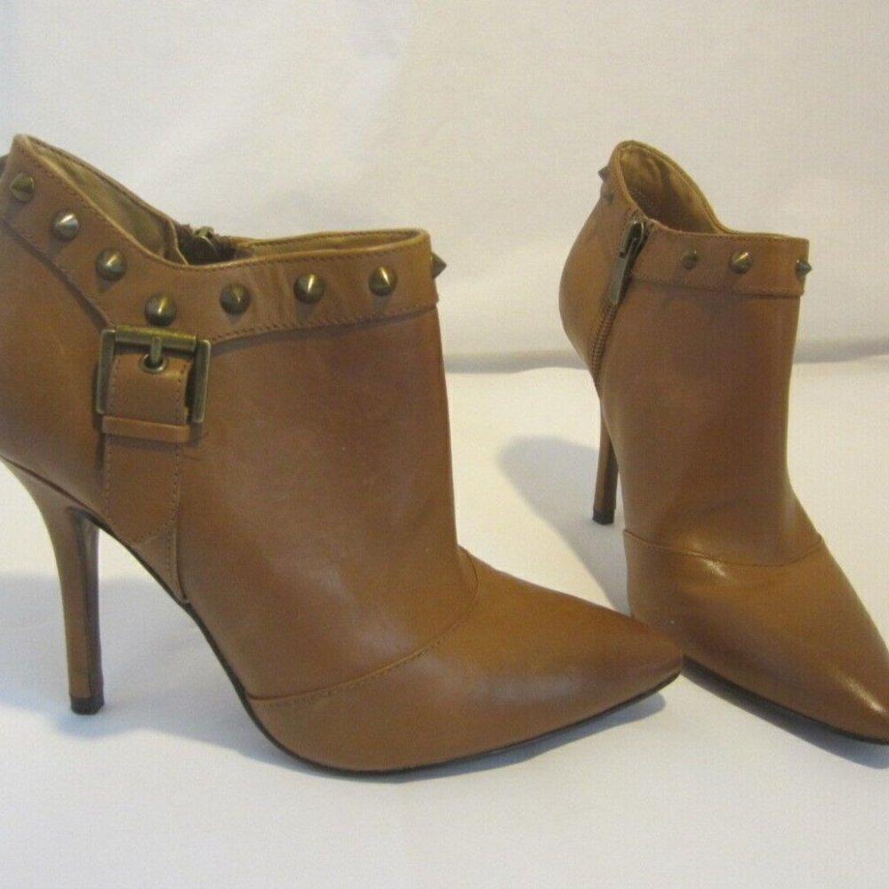 Enzo Angliolini Eapresly Camel Brown Stiletto Ank… - image 1